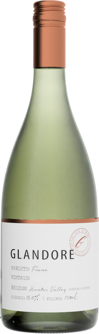 Glandore Estate White Label Fiano 2024 Hunter Valley bottle